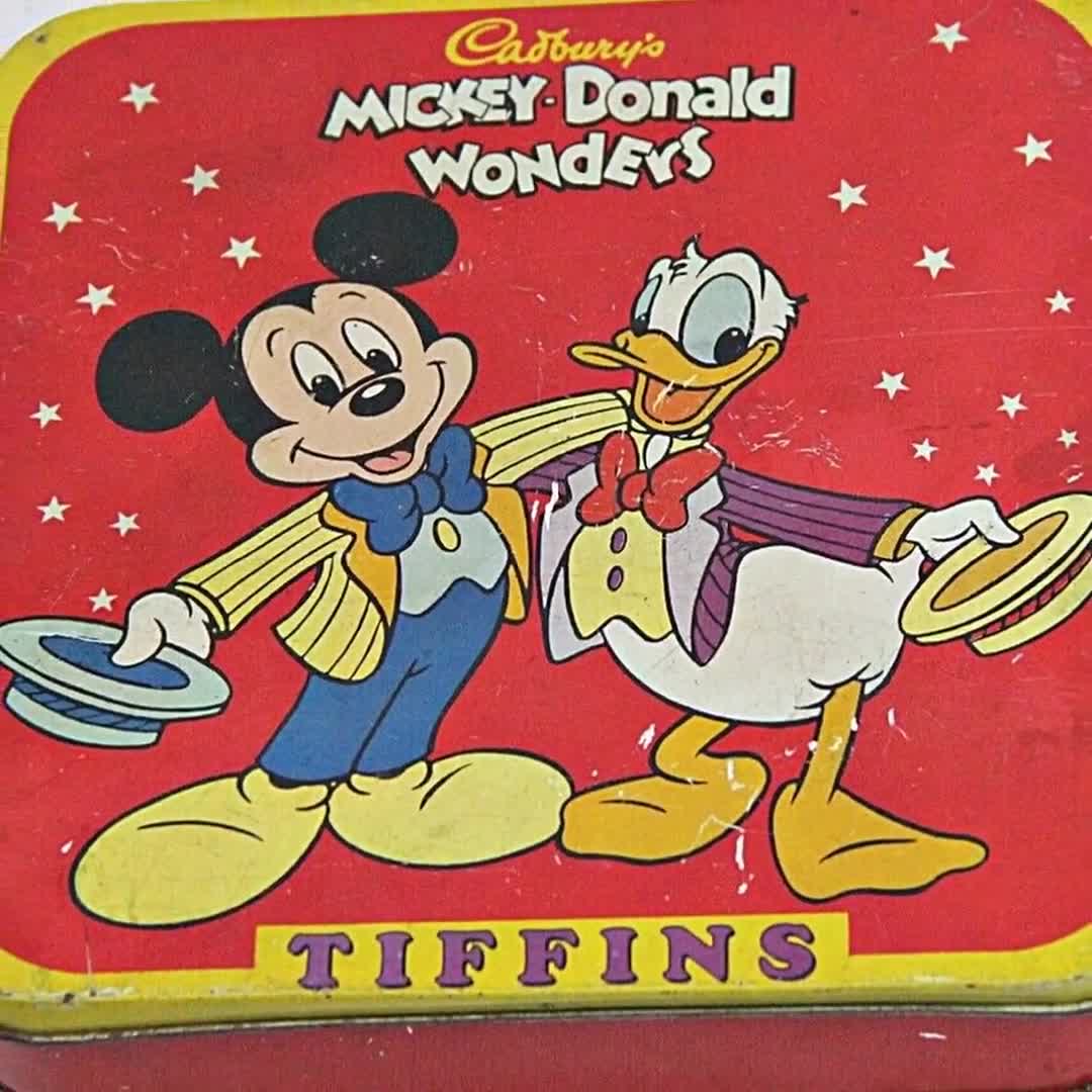 Vintage Cadbury's Mickey and Donald Tin Box – Disney Collectible